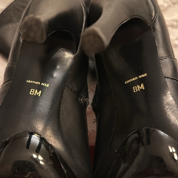 Charles Jourdan high heel leather boots - Picture 7 of 10